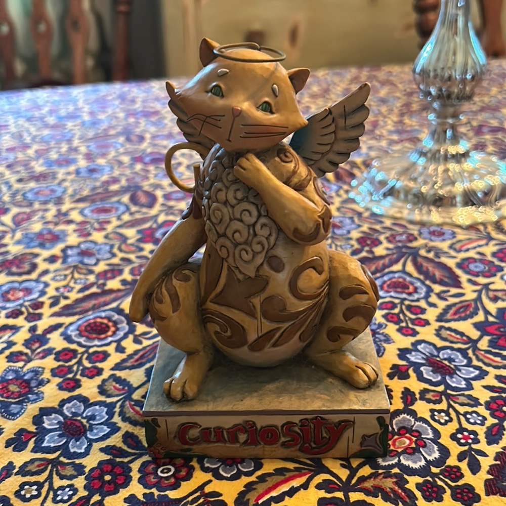Jim Shore “Curiosity” Cat Figurine